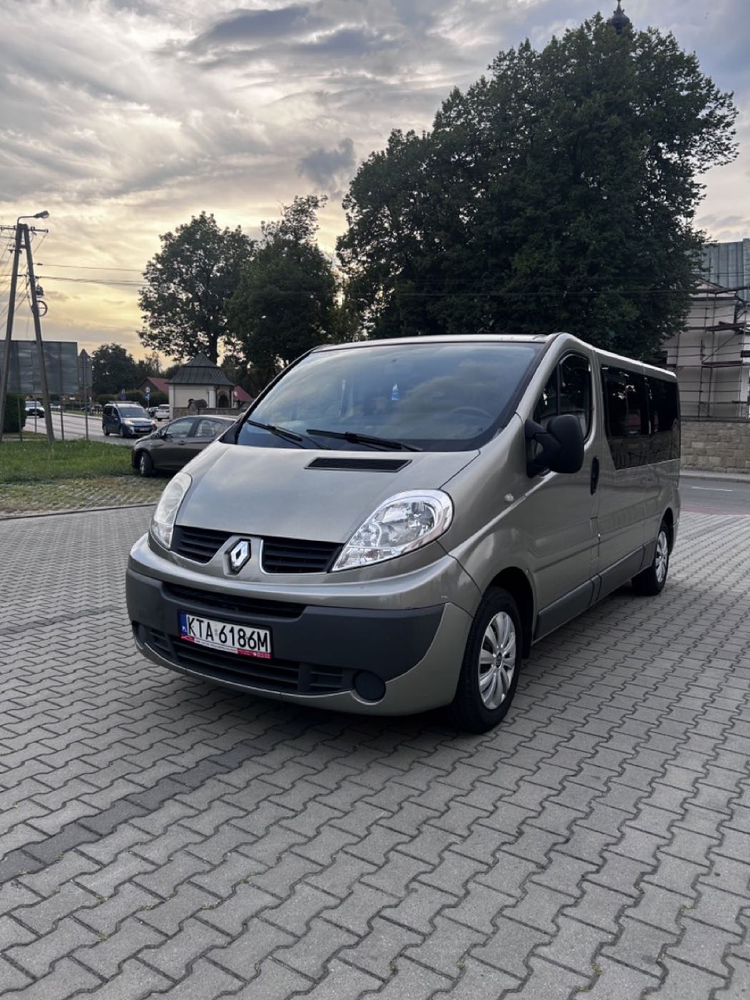 Bus 9-osobowy Renault Trafic - widok z przodu